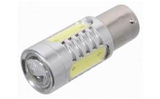 Žárovka 4 SMD LED 12V Ba15S s rezistorem CAN-BUS ready bílá