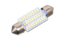 Žárovka 27 SMD LED 12V suf. SV8.5 38mm bílá