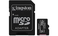 256GB microSDXC Kingston Canvas Select Plus  A1 CL10 100MB/s + adapter