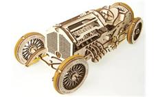 Ugears 3D dřevěné mechanické puzzle U9 Auto (Grand Prix) 