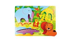 Bigjigs Toys Dřevěné vkládací puzzle Safari 